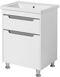 Ceruttispa Тумба с раковиной Эмилия grey 60 – фотография-1